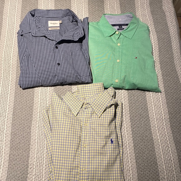 Mens dress shirts. Tommy Hilfiger, polo, goodfellow - Picture 1 of 1